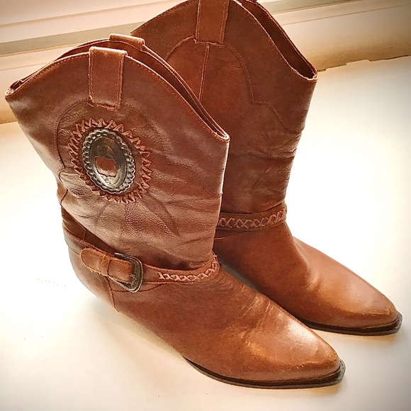Vintage Shoes - Vintage Leather Boots